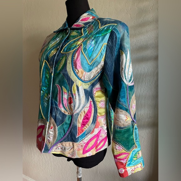 Sandy Starkman wearable art jacket - Picture 4 of 13
